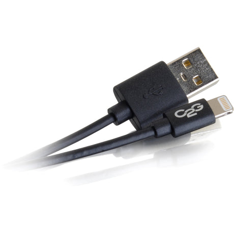 C2G 1m USB A to Lightning Cable - Charging Cable - iPhone Cable - 3ft Black — 35499