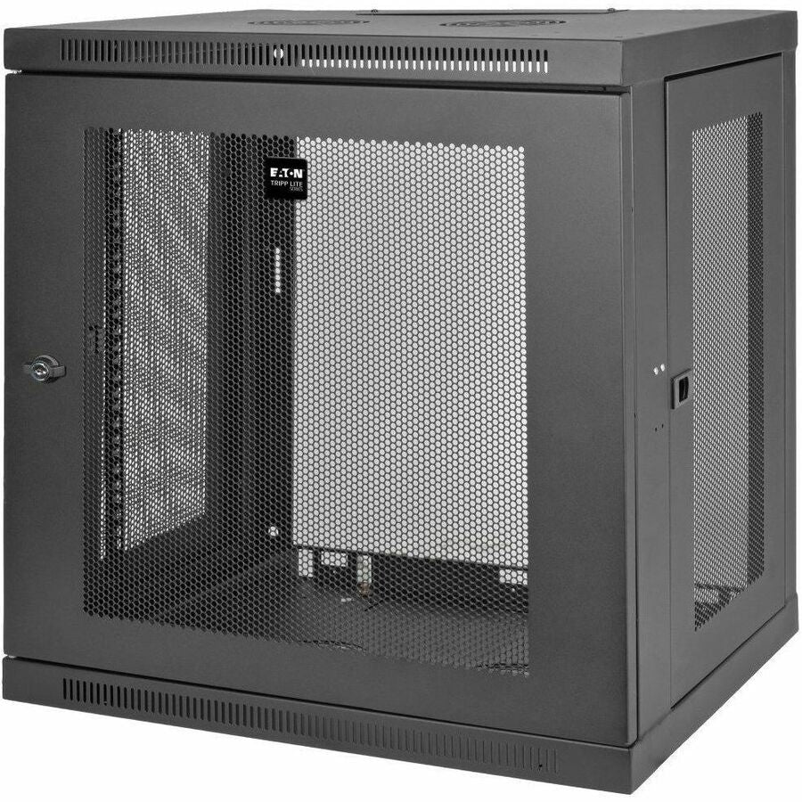 Eaton Tripp Lite Series SmartRack 12U Low-Profile Switch-Depth Wall-Mount Small Rack Enclosure — SRW12U