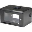 StarTech.com 2-Post 6U Wall Mount Network Cabinet w/ Acrylic Door, 19" Small Wall-Mounted Server Rack for Data / Computer Equipment — RK619WALL
