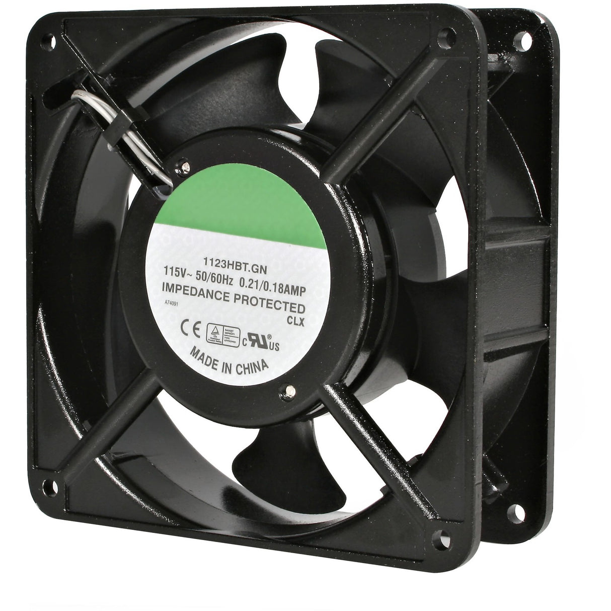 StarTech.com 120mm Axial Rack Muffin Fan for Server Cabinet - 115V - AC Cooling - Low Noise & Quiet PC Computer Case Fan — ACFANKIT12