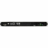 Eaton Tripp Lite Series 3.8kW Single-Phase Local Metered Automatic Transfer Switch PDU, Two 200-240V C20 Inlets, 8 C13 & 2 C19 Outputs, 1U, TAA — PDUMH20HVAT