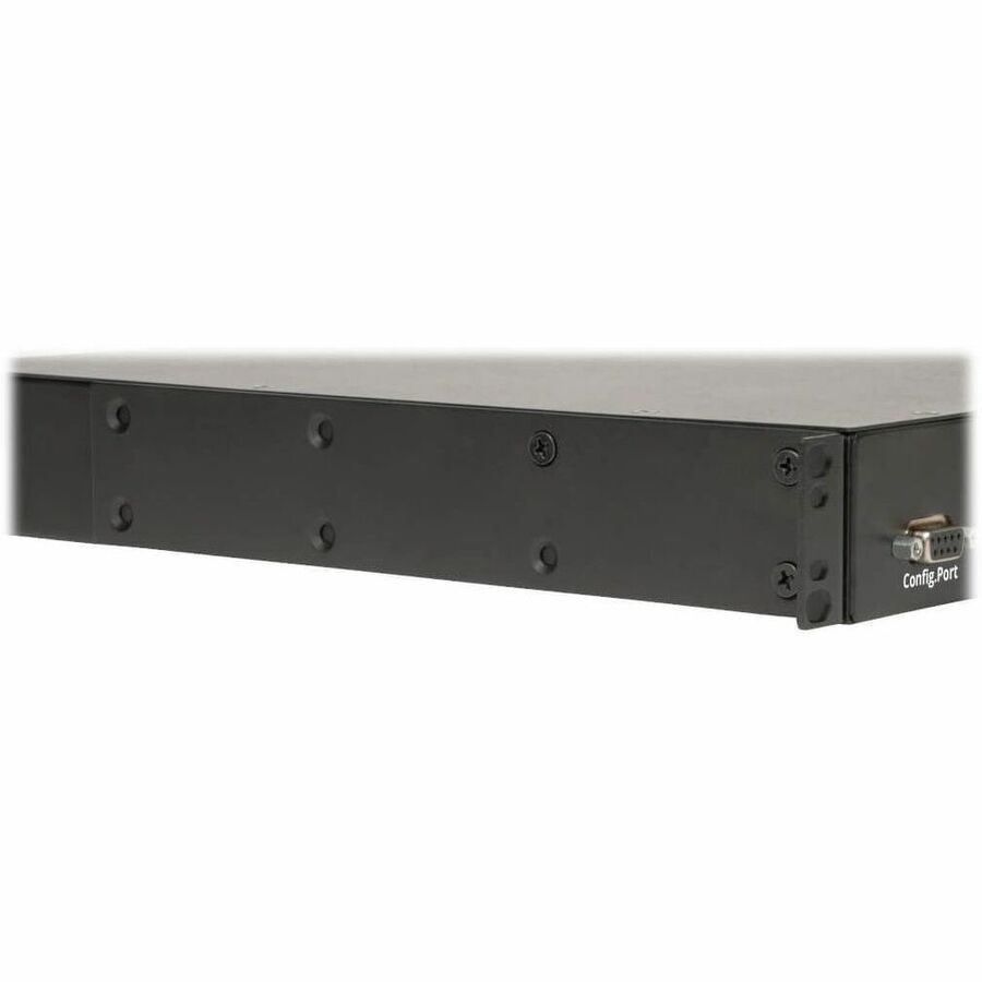 Eaton Tripp Lite Series 3.8kW Single-Phase Local Metered Automatic Transfer Switch PDU, Two 200-240V C20 Inlets, 8 C13 & 2 C19 Outputs, 1U, TAA — PDUMH20HVAT