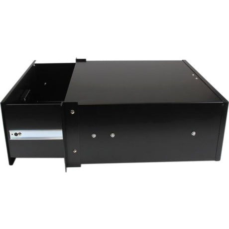 StarTech.com 4U Black Steel Storage Drawer for 19in Racks and Cabinets - 4U Black Sliding Rack Storage Drawer — 4UDRAWER