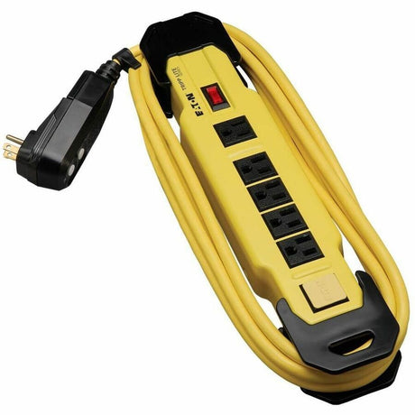 Eaton Tripp Lite Series Power It! 6-Outlet Safety Power Strip, 9 ft. (2.74 m) Cord & Clip, Hang Holes, Safety Covers, GFCI Plug — TLM609GF