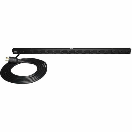 Eaton Tripp Lite Series 1.9kW Single-Phase 120V Basic PDU, 14 NEMA 5-15/20R Outlets, NEMA L5-20P Input with 5-20P Adapter, 15 ft. (4.57 m) Cord, 0U Vertical — PDUV20