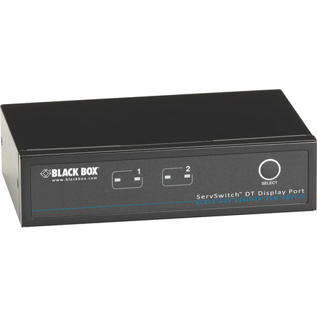 Black Box ServSwitch KVM Switch DT DisplayPort with USB and Audio, 2-Port — KV9702A
