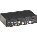 Black Box ServSwitch KVM Switch DT DisplayPort with USB and Audio, 2-Port — KV9702A