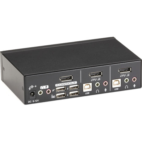 Black Box ServSwitch KVM Switch DT DisplayPort with USB and Audio, 2-Port — KV9702A