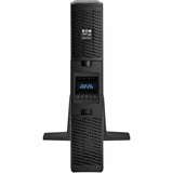 Eaton Tripp Lite Series SmartOnline 2000VA 1800W 120V Double-Conversion UPS - 7 Outlets, Extended Run, Network Card Included, LCD, USB, DB9, 2U Rack/Tower — SU2200RTXLCDN