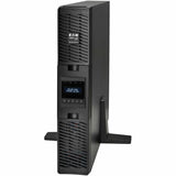 Eaton Tripp Lite Series SmartOnline 2000VA 1800W 120V Double-Conversion UPS - 7 Outlets, Extended Run, Network Card Included, LCD, USB, DB9, 2U Rack/Tower — SU2200RTXLCDN