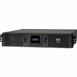 Eaton Tripp Lite Series SmartOnline 2000VA 1800W 120V Double-Conversion UPS - 7 Outlets, Extended Run, Network Card Included, LCD, USB, DB9, 2U Rack/Tower — SU2200RTXLCDN