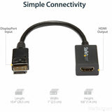 StarTech.com DisplayPort to VGA Adapter, Active DP to VGA Converter, 1080p Video DP to VGA Monitor Dongle, Latching DP Connector, Durable — DP2VGA