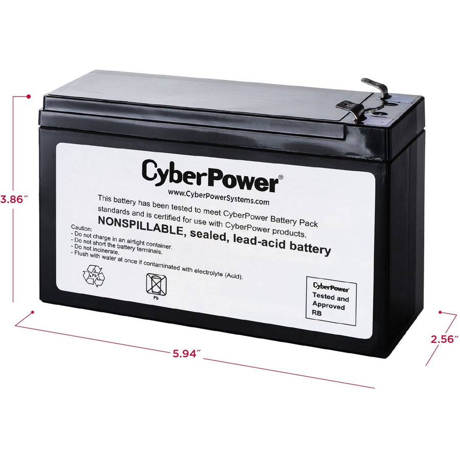CyberPower RB1280A Replacement Battery Cartridge — RB1280A