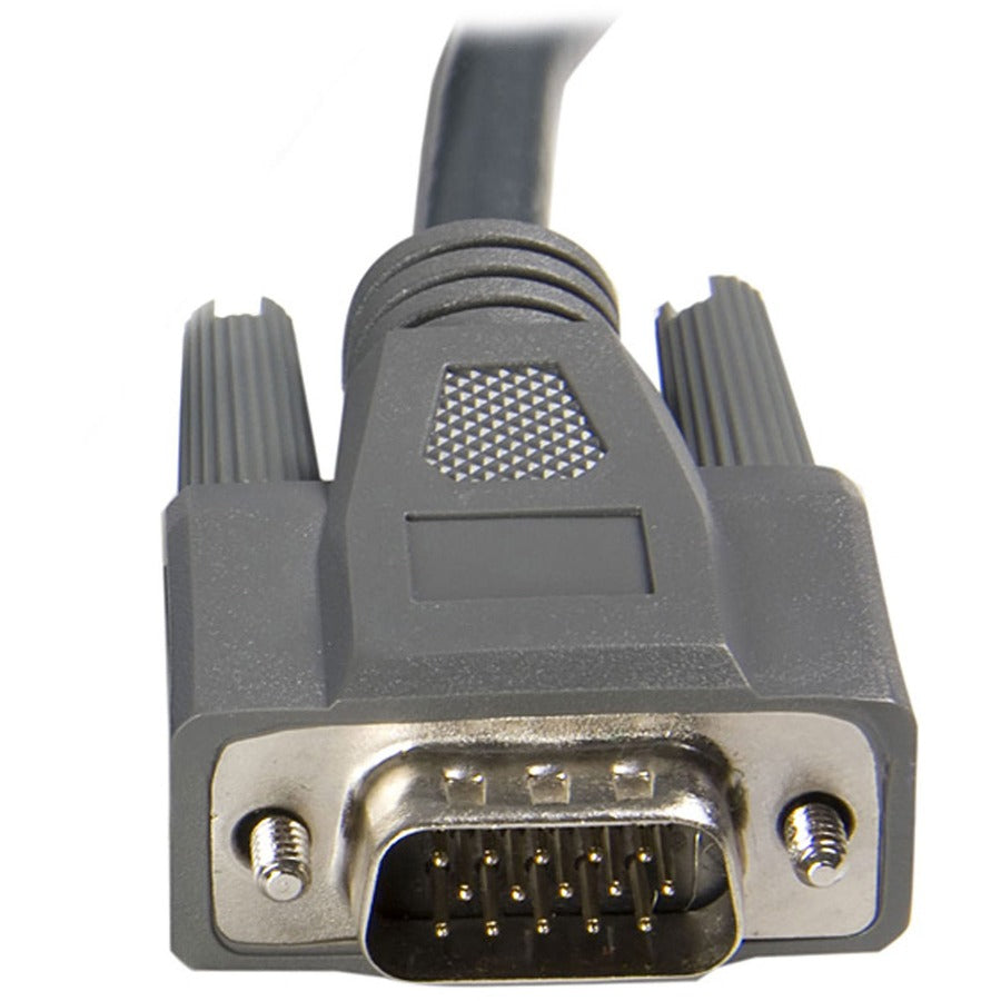 StarTech.com 2-in-1 - USB/ VGA cable - 4 pin USB Type A, HD-15 (M) - HD-15 (M) - 6 ft — SVUSBVGA6