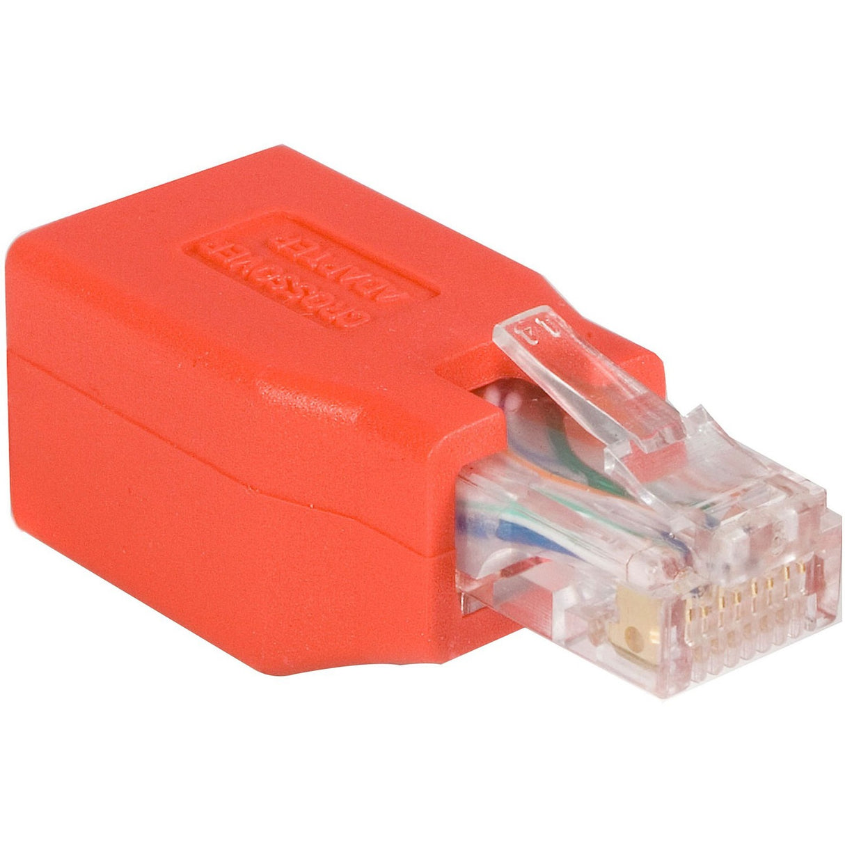 StarTech.com Crossover adapter - RJ-45 (M) - RJ-45 (F) - Gigabit - ( CAT 6 ) - red — C6CROSSOVER