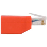StarTech.com Crossover adapter - RJ-45 (M) - RJ-45 (F) - Gigabit - ( CAT 6 ) - red — C6CROSSOVER