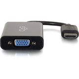 C2G HDMI to VGA Adapter Converter Dongle with Stereo Audio M/F - Black — 41351