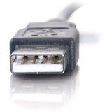 C2G 11in 4-Port USB Splitter - 3 USB A Ports and 1 USB Mini B Plug - USB 2.0 — 27402