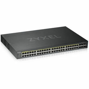 ZYXEL GS1920-48HPv2 48-Port Gigabit Smart Nebula Cloud Managed PoE Switch | 48 PoE+ Ports at 375W with 2 SFP Uplinks | TAA Compliant — GS1920-48HPv2