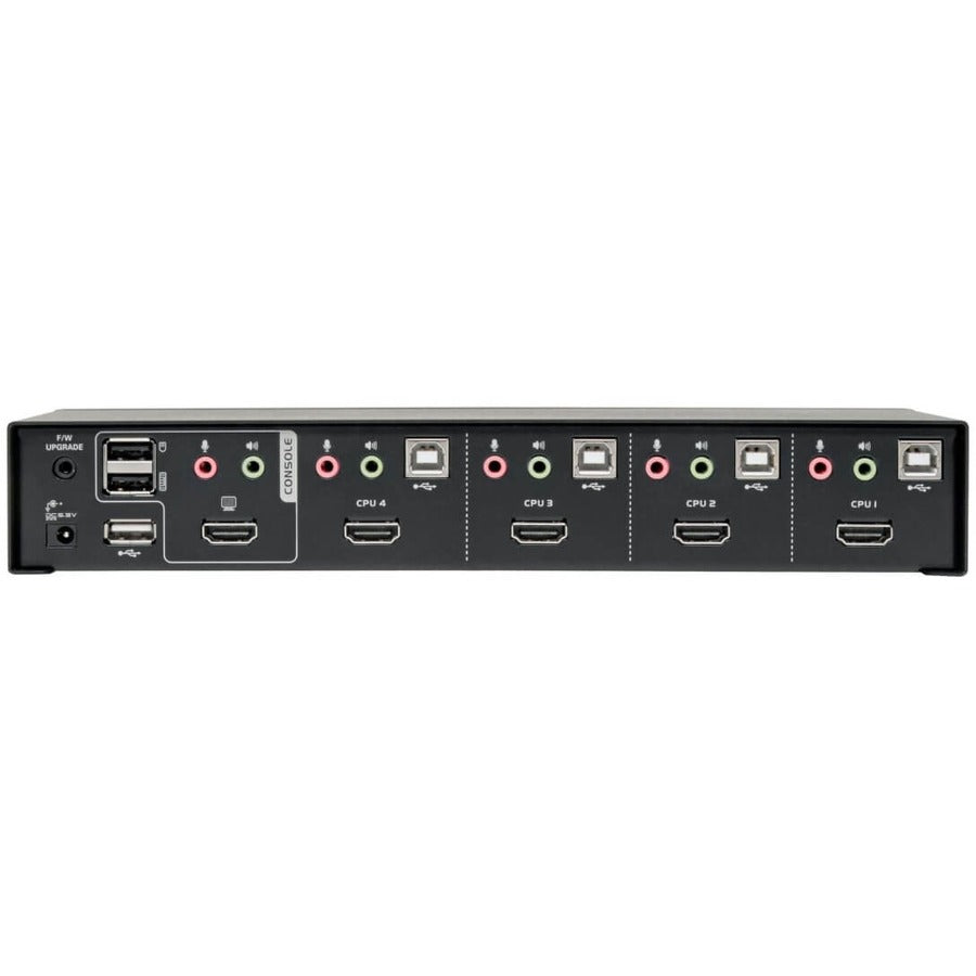 Eaton Tripp Lite Series 4-Port HDMI/USB KVM Switch with Audio/Video and USB Peripheral Sharing — B004-HUA4-K