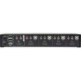 Eaton Tripp Lite Series 4-Port HDMI/USB KVM Switch with Audio/Video and USB Peripheral Sharing — B004-HUA4-K