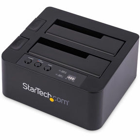 StarTech.com Standalone Hard Drive Duplicator, External Dual Bay HDD/SSD Cloner/Copier, USB 3.1 to SATA Drive Docking Station, Disk Cloner — SDOCK2U313R