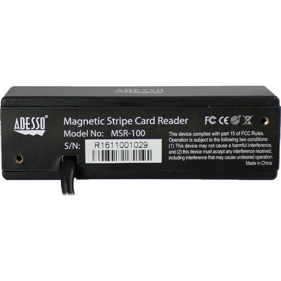 Adesso MSR-100 Magnetic Stripe Card Reader — MSR-100