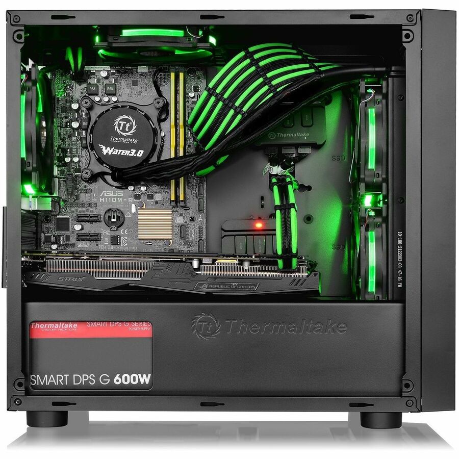 Thermaltake Versa H18 TG Computer Case — CA-1J4-00S1WN-01