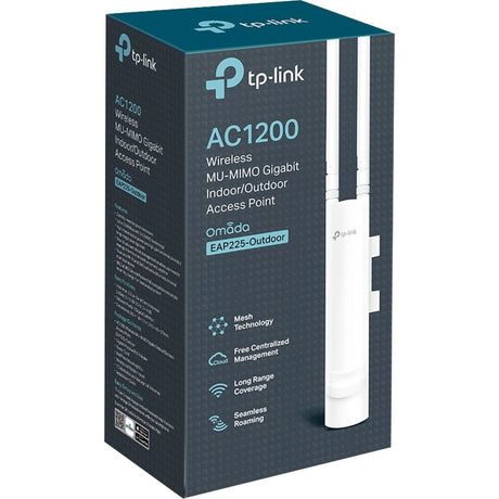 TP-Link EAP225-Outdoor - Omada AC1200 Wireless Gigabit Outdoor Access Point — EAP225-Outdoor