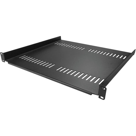 StarTech.com 1U Vented Server Rack Cabinet Shelf - Fixed 16" Deep Cantilever Rackmount Tray for 19" Data/AV/Network Enclosure w/Cage Nuts — CABSHELF116V