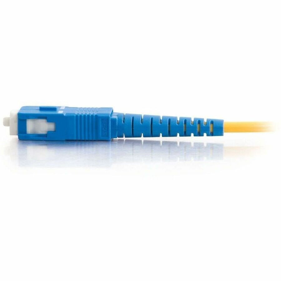 C2G-7m SC-SC 9/125 OS1 Simplex Singlemode PVC Fiber Optic Cable - Yellow — 34726