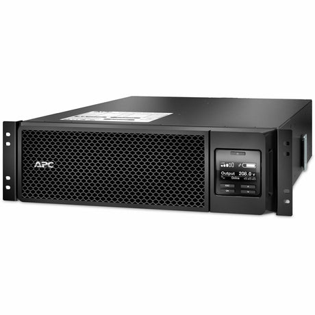 APC Smart-UPS On-Line, 5kVA, Rackmount 3U, 208V, 2x L6-20R+2x L6-30R NEMA outlets, Network Card+SmartSlot, Extended runtime, W/ rail kit [TAA] — SRT5KRMXLTUS