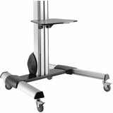 StarTech.com TV Cart - For 32" to 75" Displays - AV Cart - Height Adjustable - Lockable Wheels - Flat Screen TV Cart - Media Cart on Wheels — STNDMTV70