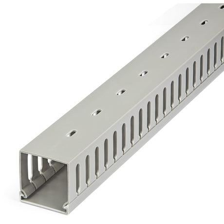 StarTech.com Cable Management Raceway with Cover 2"(50mm)W x 2"(50mm)H, 6.5ft(2m) length, 3/8"(8mm) Slots, Wall Wire Duct, UL Listed — CBMWD5050