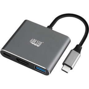 Adesso 3-IN-1 USB-C Multi-Port Docking Station (TAA Compliant) — AUH-4010