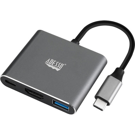 Adesso 3-IN-1 USB-C Multi-Port Docking Station (TAA Compliant) — AUH-4010