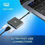 Adesso 3-IN-1 USB-C Multi-Port Docking Station (TAA Compliant) — AUH-4010