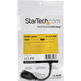StarTech.com 6"/15cm HDMI Port Saver Cable, 4K 60Hz High Speed HDMI 2.0 Extension Cable with Ethernet, HDMI Male to Female Extension Cord — HD2MF6INL