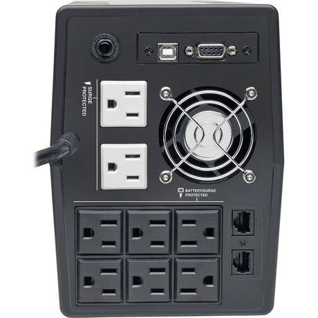 Eaton Tripp Lite Series 1440VA 1200W Line-Interactive UPS - 8 NEMA 5-15R Outlets, AVR, 120V, 50/60 Hz, USB, LCD, Tower — SMART1500TSU