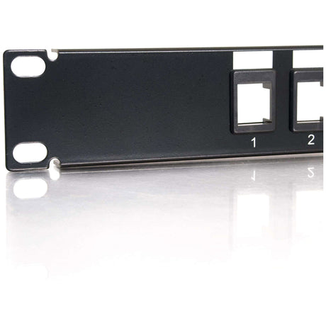 C2G 12-Port Blank Keystone/Multimedia Patch Panel — 03857