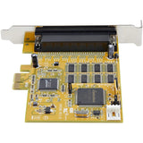 StarTech.com 8-Port PCI Express RS232 Serial Adapter Card, PCIe to DB9 RS232 Controller Card, 16C1050 UART, 15kV ESD, Windows Only, TAA — PEX8S1050
