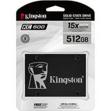 Kingston KC600 512 GB Solid State Drive - 2.5" Internal - SATA (SATA/600) — SKC600/512G