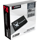Kingston KC600 512 GB Solid State Drive - 2.5" Internal - SATA (SATA/600) — SKC600/512G