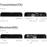 SIIG HDMI 4K30Hz KVM over IP Extender 328ft — CE-H25H11-S1