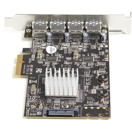 StarTech.com 4-Port USB PCIe Card - 10Gbps USB 3.2 Gen 2 Type-A PCI Express Expansion Card - 2 Controllers - 4xUSB - Windows/Mac/Linux — PEXUSB314A2V2