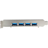 StarTech.com 4-Port USB PCIe Card - 10Gbps USB 3.2 Gen 2 Type-A PCI Express Expansion Card - 2 Controllers - 4xUSB - Windows/Mac/Linux — PEXUSB314A2V2