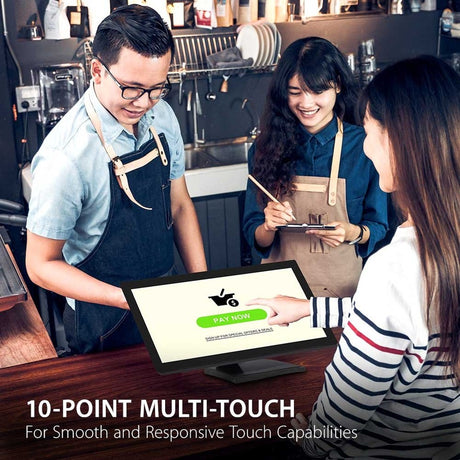 ViewSonic TD2760 27 Inch 1080p 10-Point Multi Touch Screen Monitor with Advanced Ergonomics RS232 HDMI and DisplayPort — TD2760