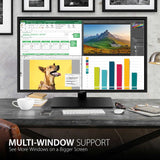 ViewSonic VX4381-4K 43 Inch Ultra HD MVA 4K Monitor Widescreen with HDR10 Support, Eye Care, HDMI, USB, DisplayPort for Home and Office — VX4381-4K