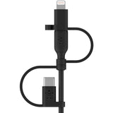 Belkin Universal Cable 15W (USB-A cable with USB-C, Micro-USB and Lightning connectors) — CAC001bt1MBK