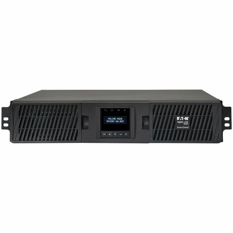 Eaton Tripp Lite Series SmartOnline 750VA 675W 120V Double-Conversion UPS - 8 Outlets, Extended Run, Network Card Included, LCD, USB, DB9, 2U Rack/Tower — SU750RTXLCD2UN